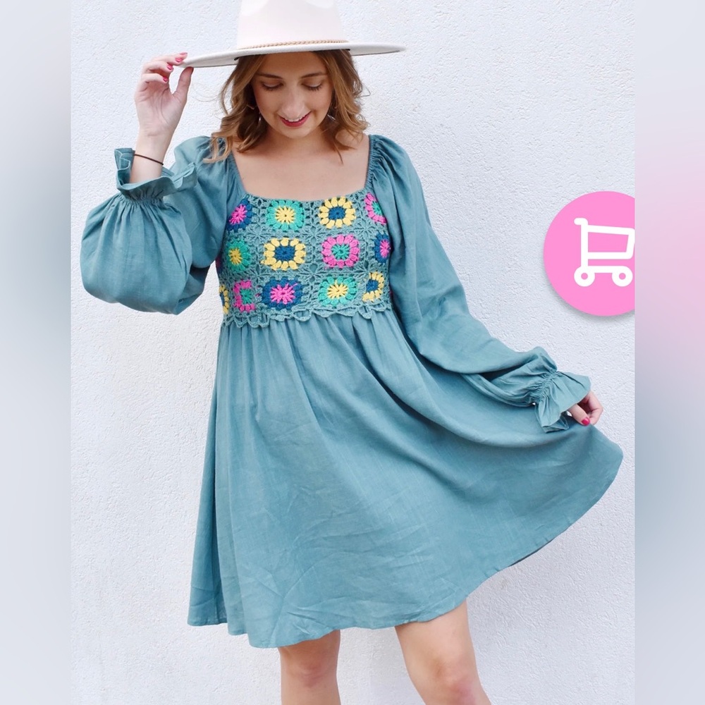 Crocheted dress